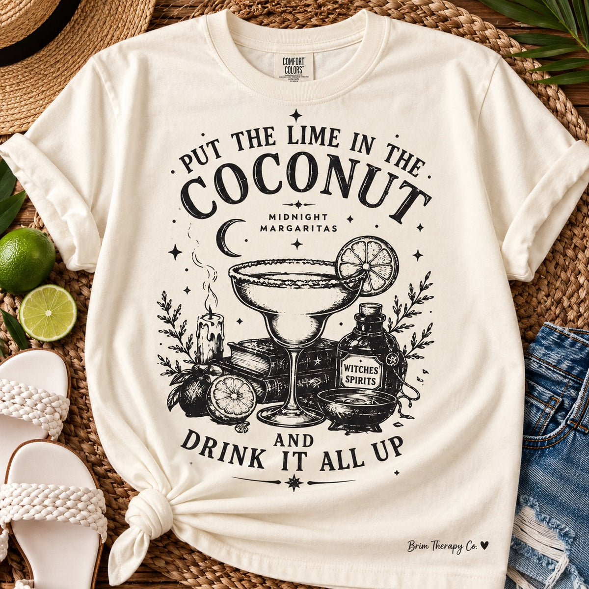 Put the Lime in the Coconut Midnight Margaritas Graphic Tee