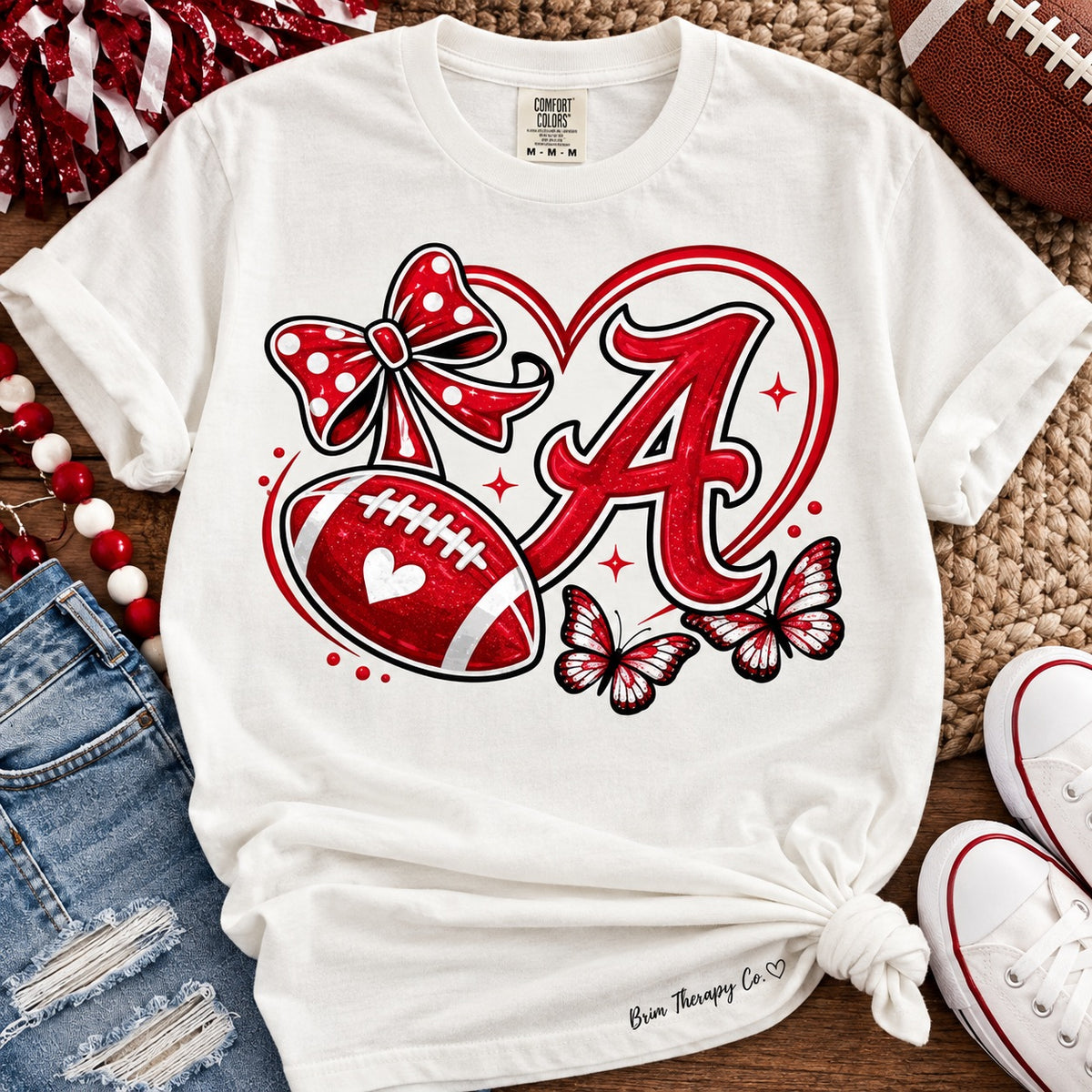 Crimson Cutie Game Day Tee