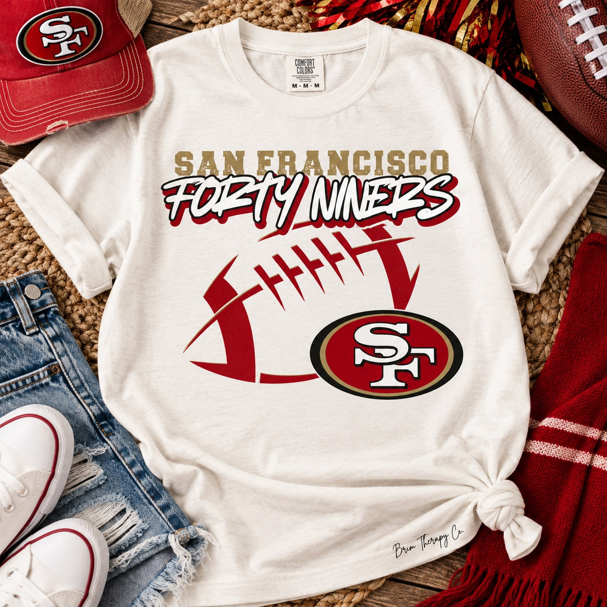 San Francisco 49ers Football Graphic Tee