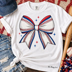 Baseball Bow Graphic Tee