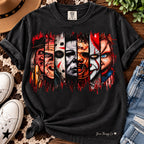 Horror Movie Icons Halloween Graphic Tee