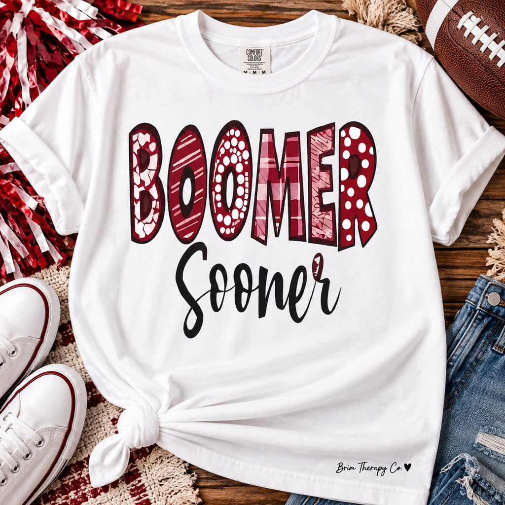 Boomer Sooner Oklahoma Game Day Graphic Tee