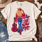 Til We Meet Again Western Cowgirl Dolly Graphic Tee