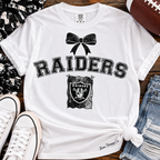Las Vegas Raiders Bow Graphic Tee