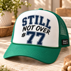 Still Not Over #77 Luka Doncic Dallas Mavericks Trucker Hat