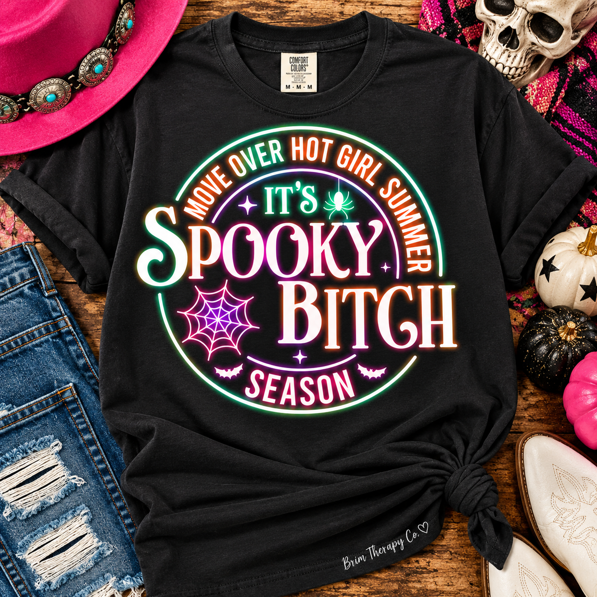 Spooky B*tch Season Halloween Graphic Tee