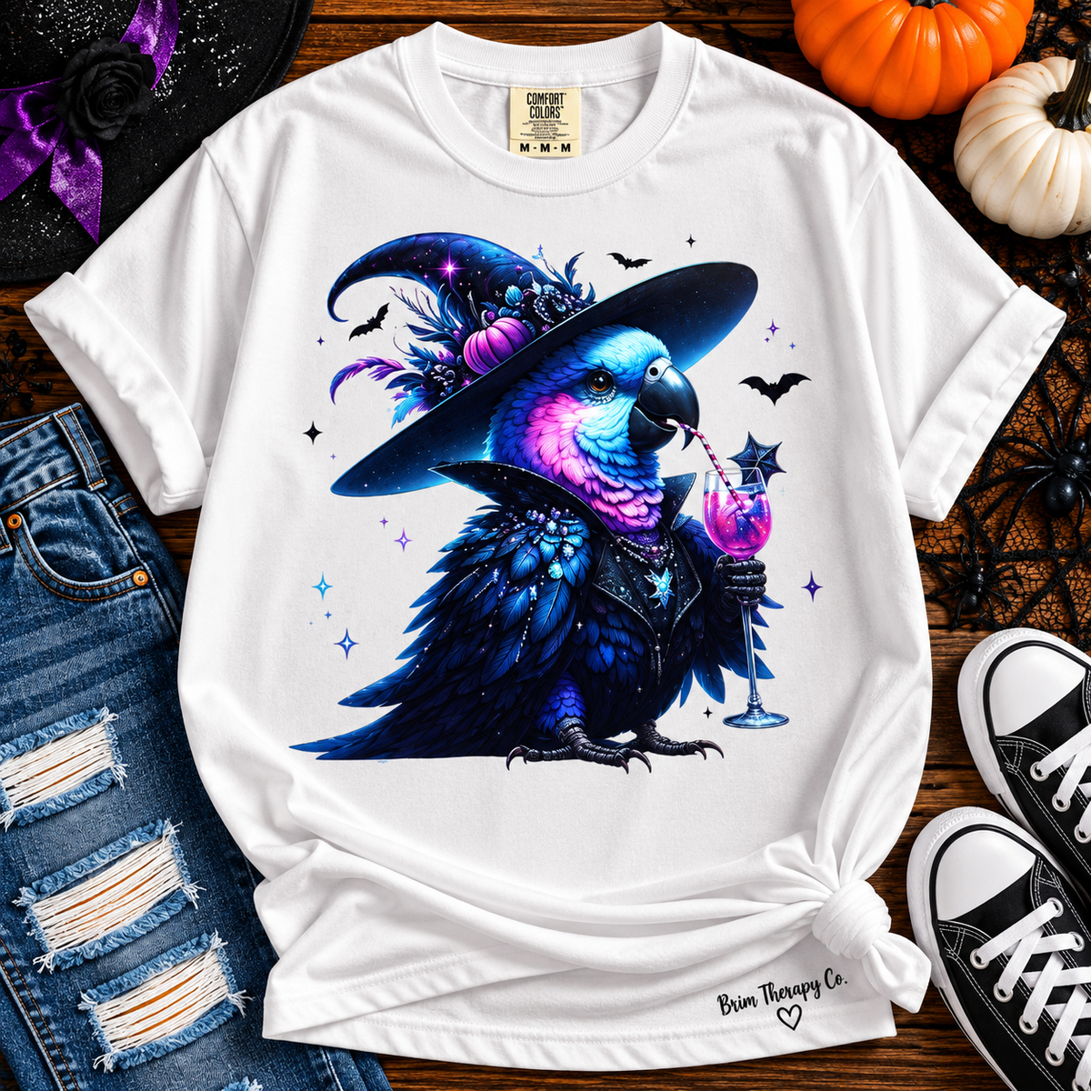 Witch Better Have My Booze Halloween Parrot Tee
