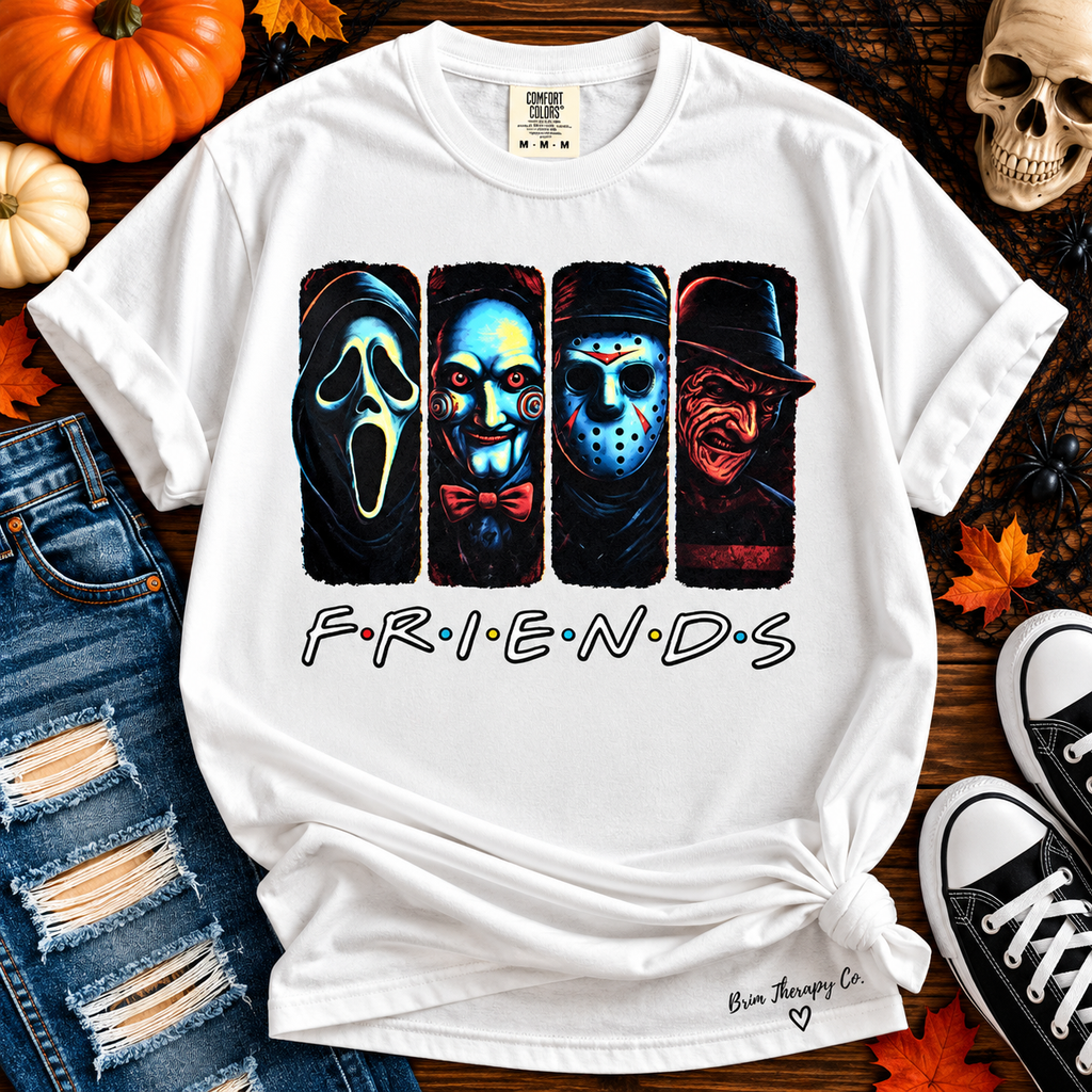 The One Where They're All Killers Horror Friends Tee
