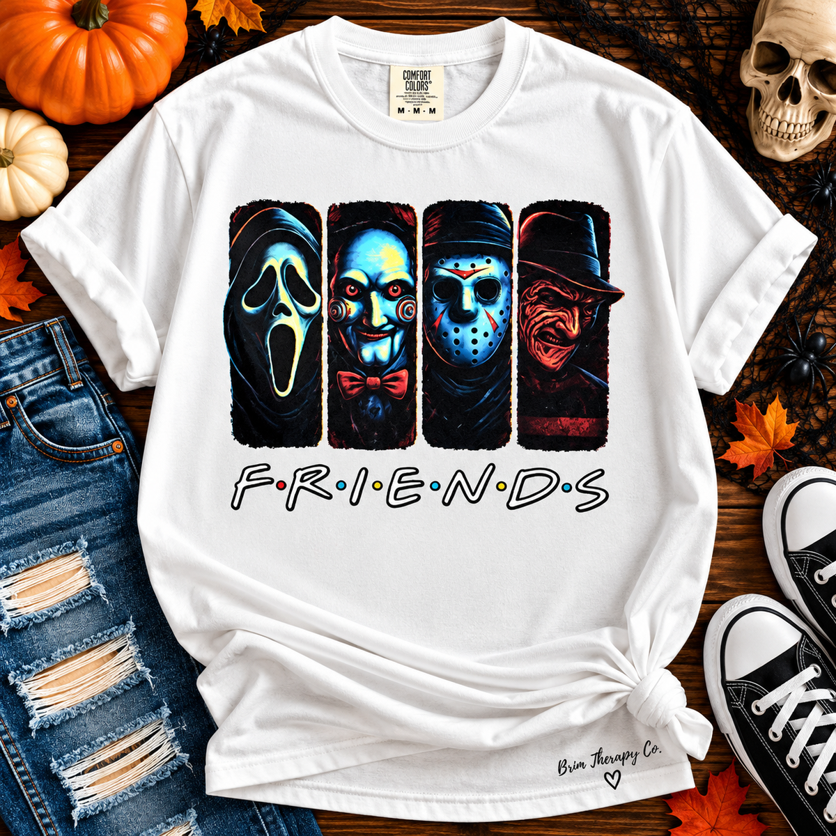 The One Where They're All Killers Horror Friends Tee