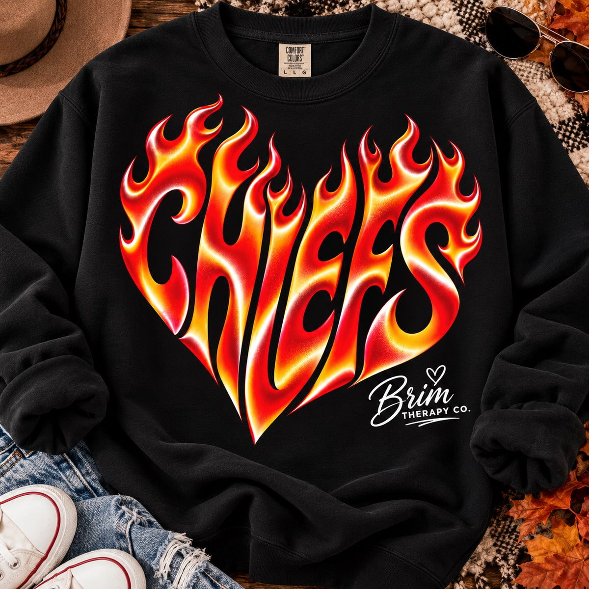Kansas City Chiefs Flame Graphic Tee