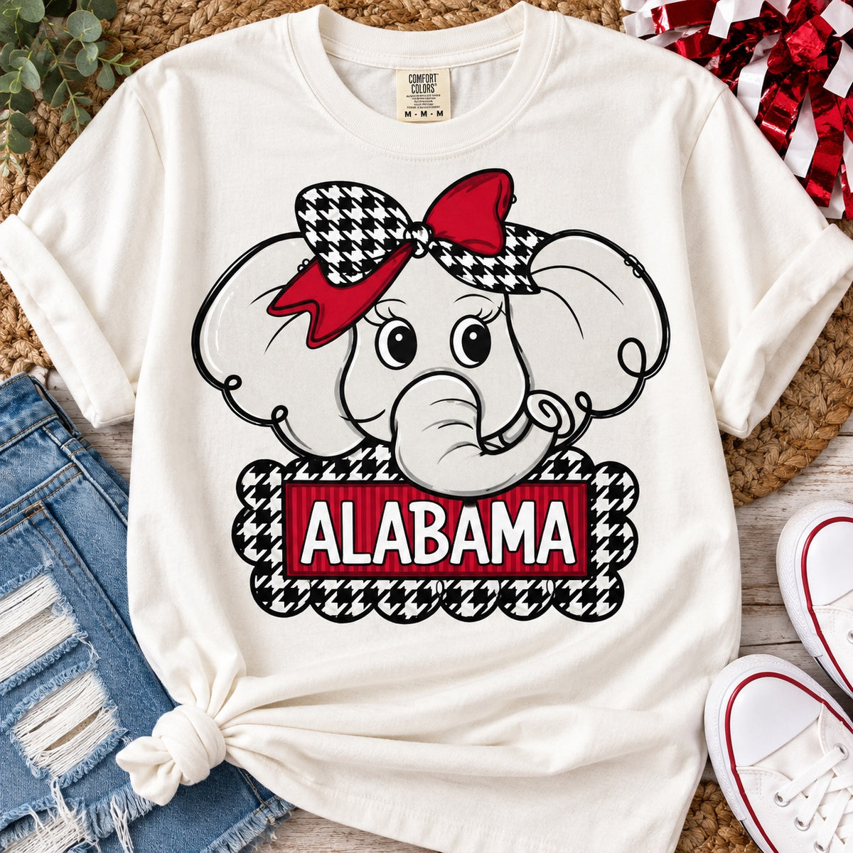 Bama Bowtique Elephant Tee