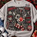 Vintage Rudolph the Red-Nosed Reindeer Christmas Graphic Tee