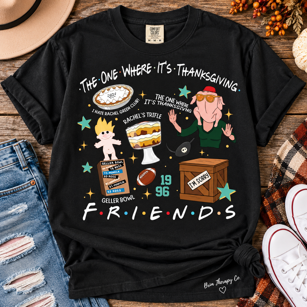 Friends The One Where Its Thanksgiving Graphic Tee