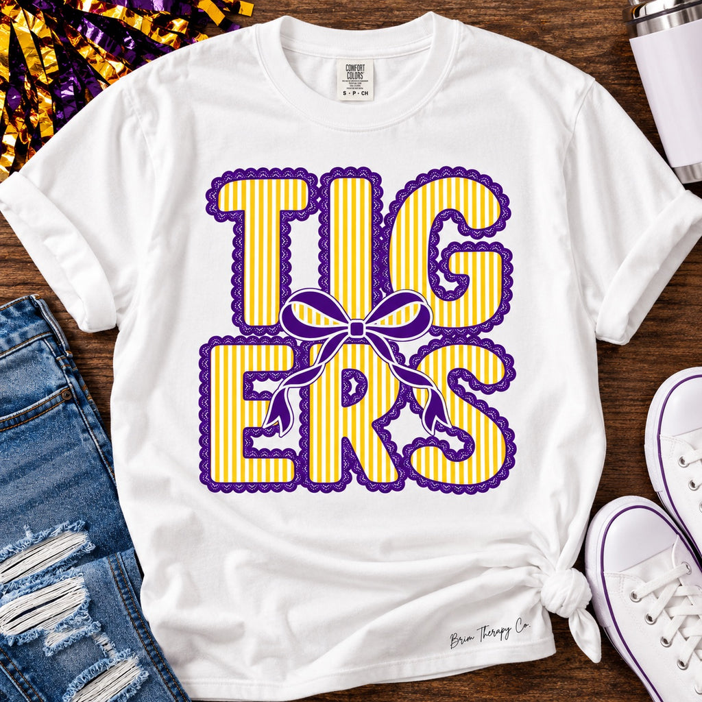 LSU Tigers Bow Graphic Tee
