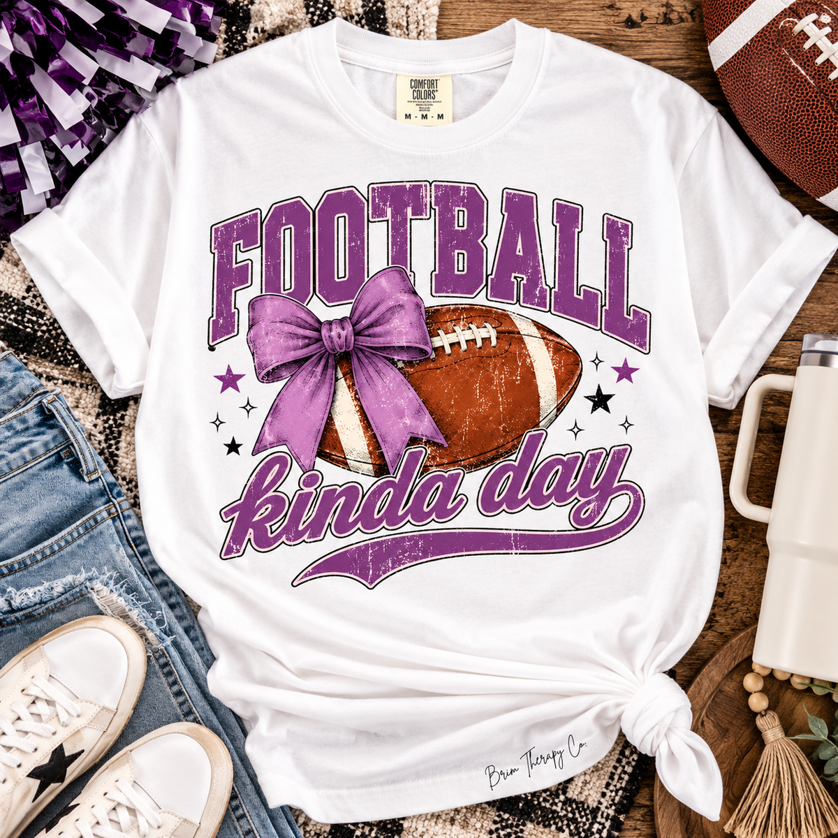 Football Kinda Day Graphic Tee