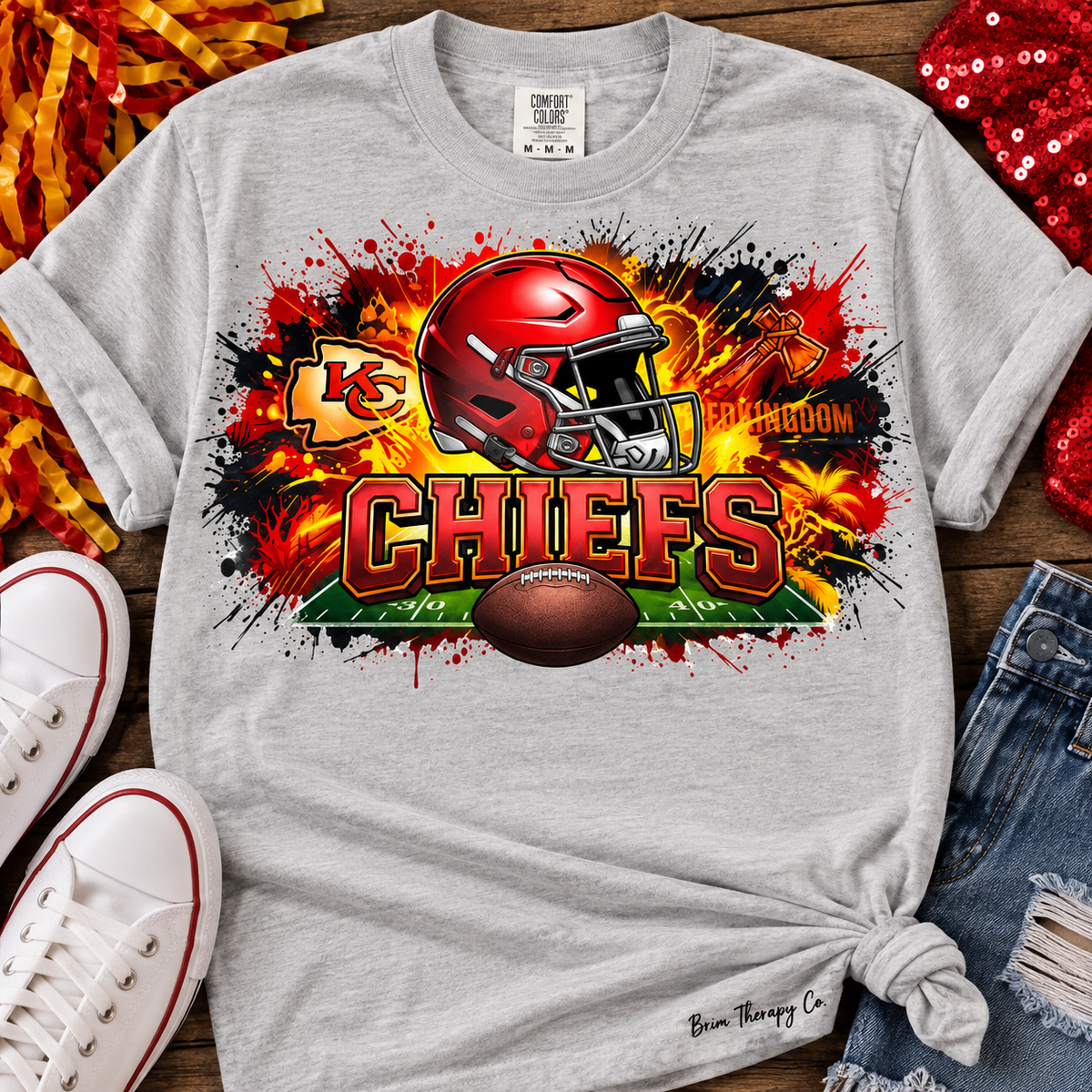 Kansas City Chiefs Football Graphic Tee