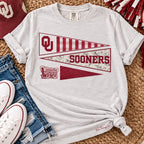 OU Sooners Vintage Pennant Graphic Tee