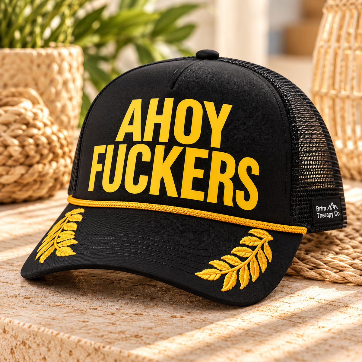 Ahoy F**kers Trucker Hat