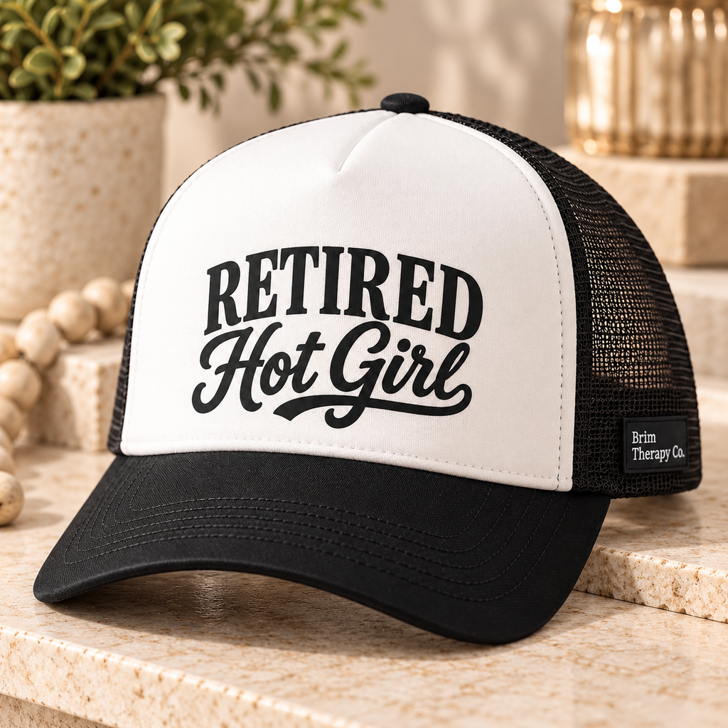 Retired Hot Girl Trucker Hat