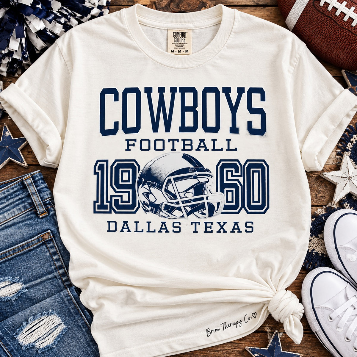 Dallas Cowboys 1960 Vintage Football Tee