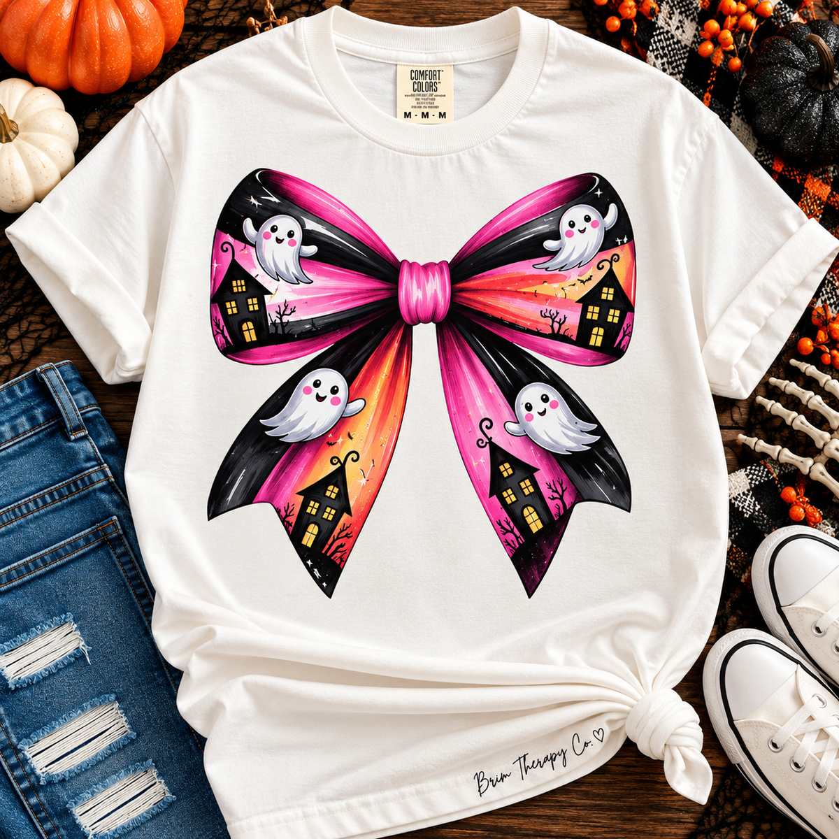 Boo-tiful Bow Halloween Tee