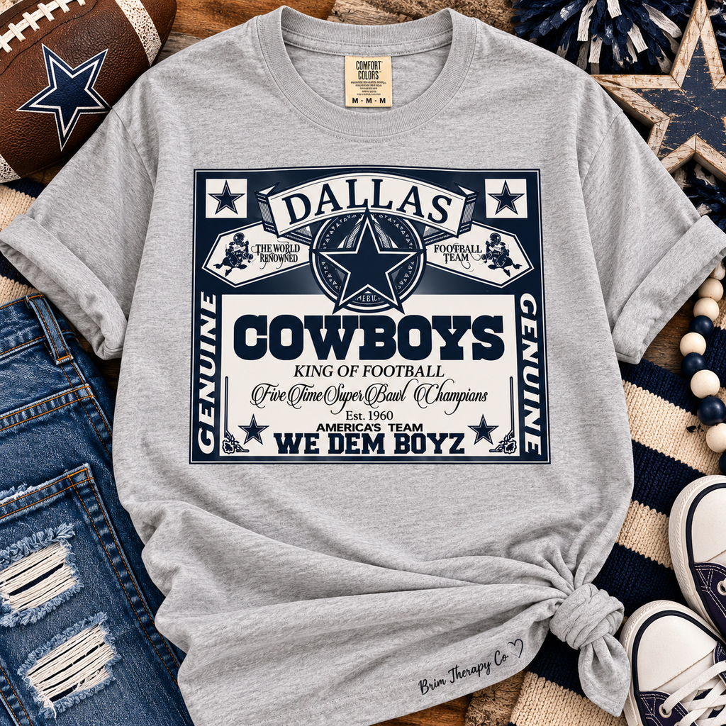 Dallas Cowboys Vintage Game Day Graphic Tee