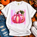 Pretty in Pumpkin Fall Bow Graphic Tee