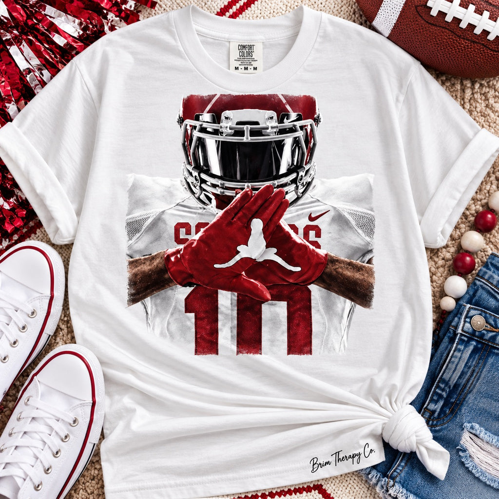 Oklahoma Sooners Football Player Graphic Tee
