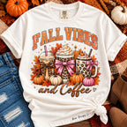 Fall Vibes and Coffee Graphic Tee