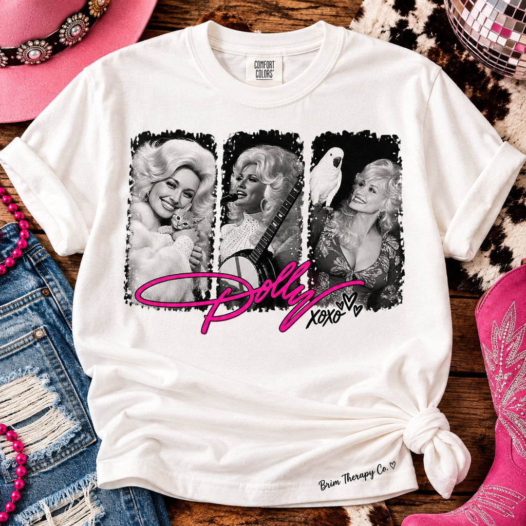 Dolly Parton Vintage Collage Graphic Tee
