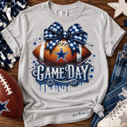Dallas Cowboys Game Day Bow Graphic Tee