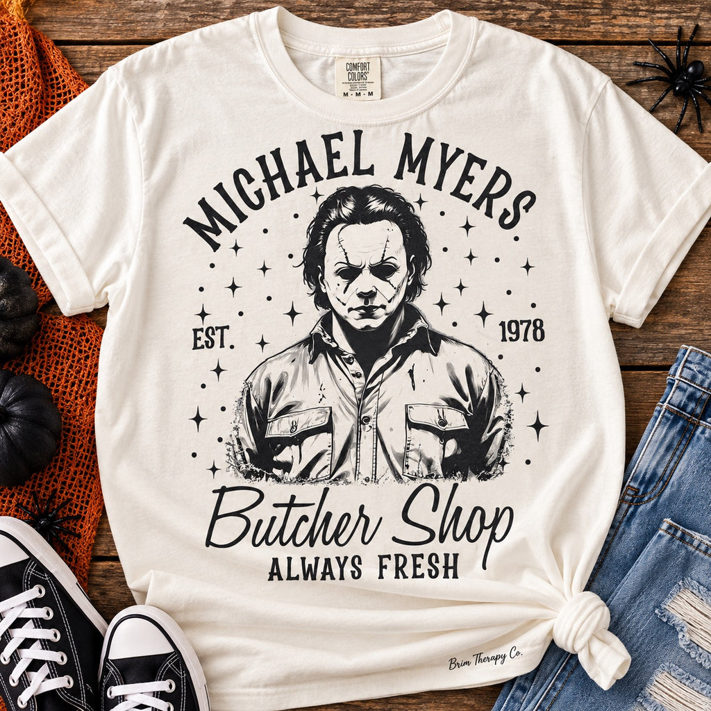 Michael Myers Butcher Shop Graphic Tee