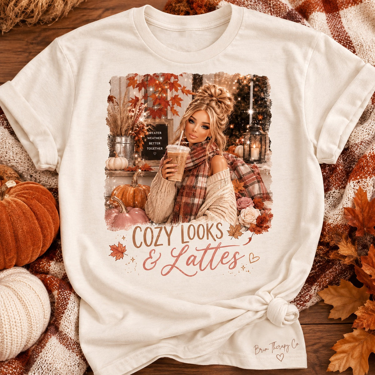 Cozy Looks & Lattes Fall Graphic Tee