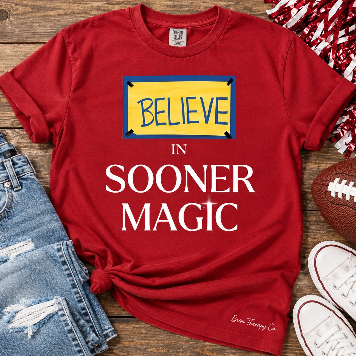 Believe in Sooner Magic Oklahoma Sooners Graphic Tee