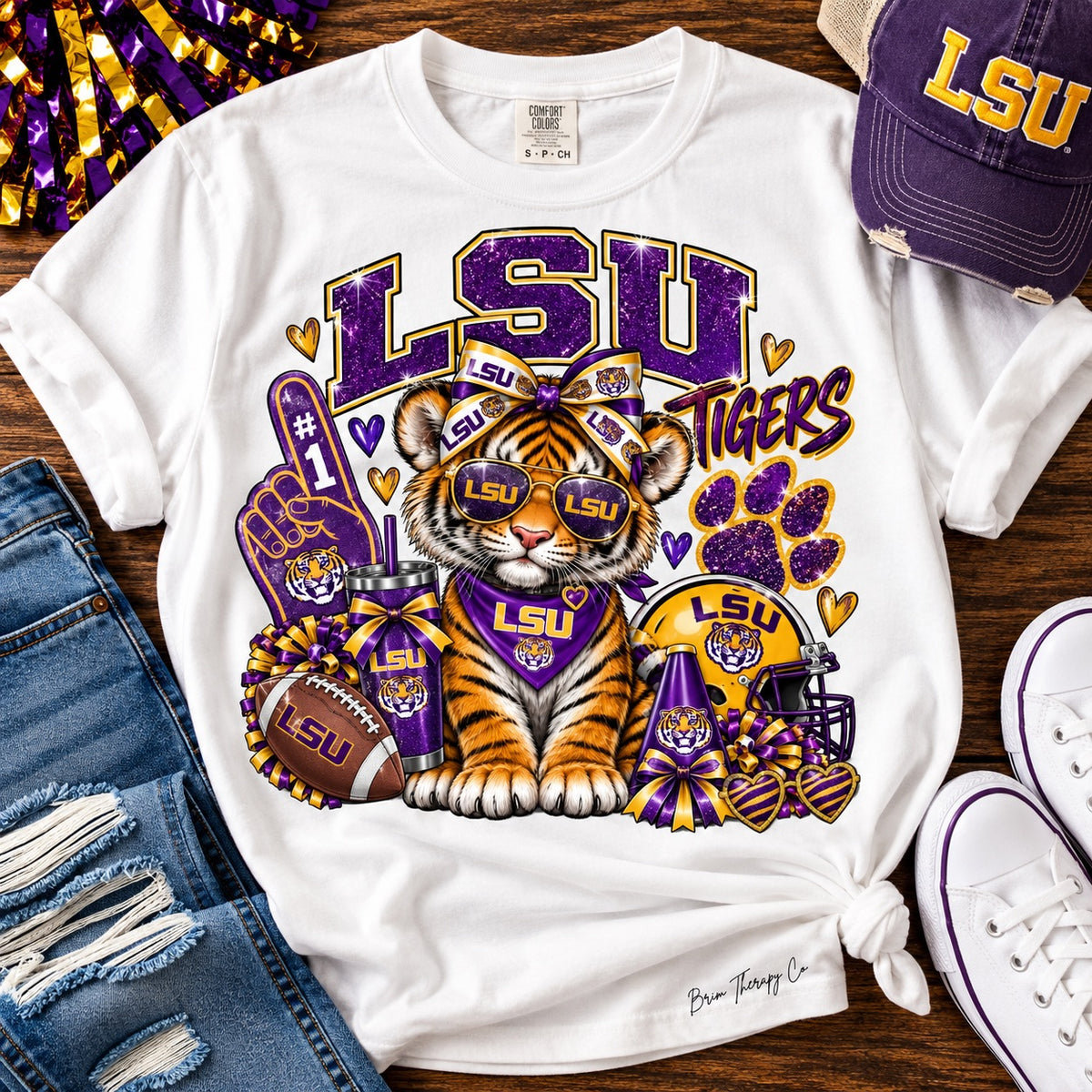LSU Tigers Game Day Graphic Tee