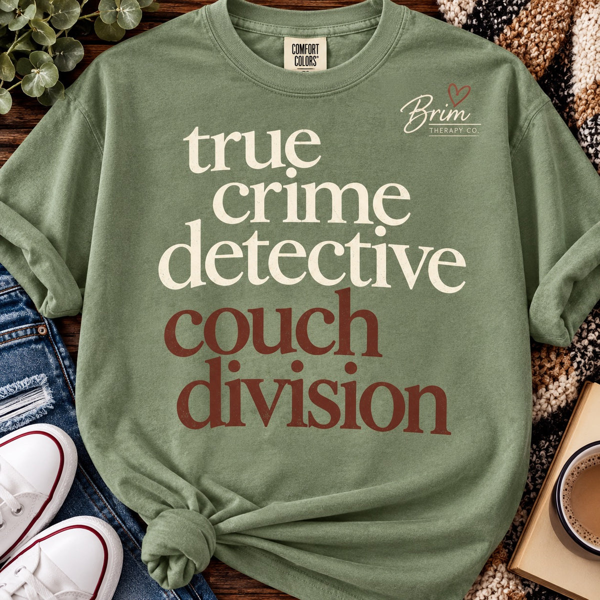 True Crime Detective Couch Division Graphic Tee