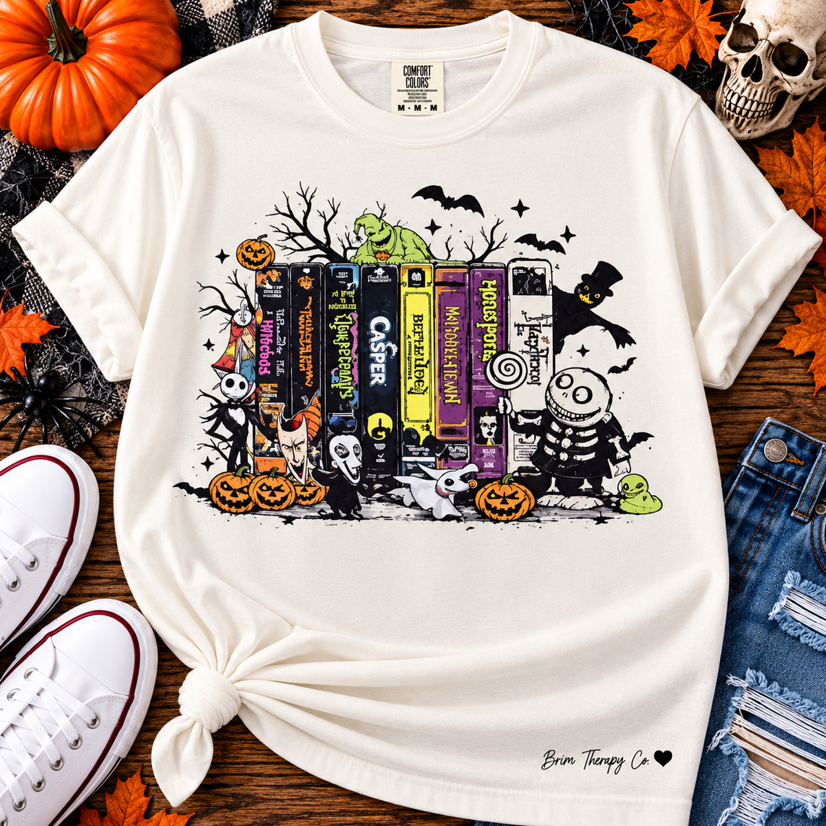 Spooky Movie Night Halloween Tee