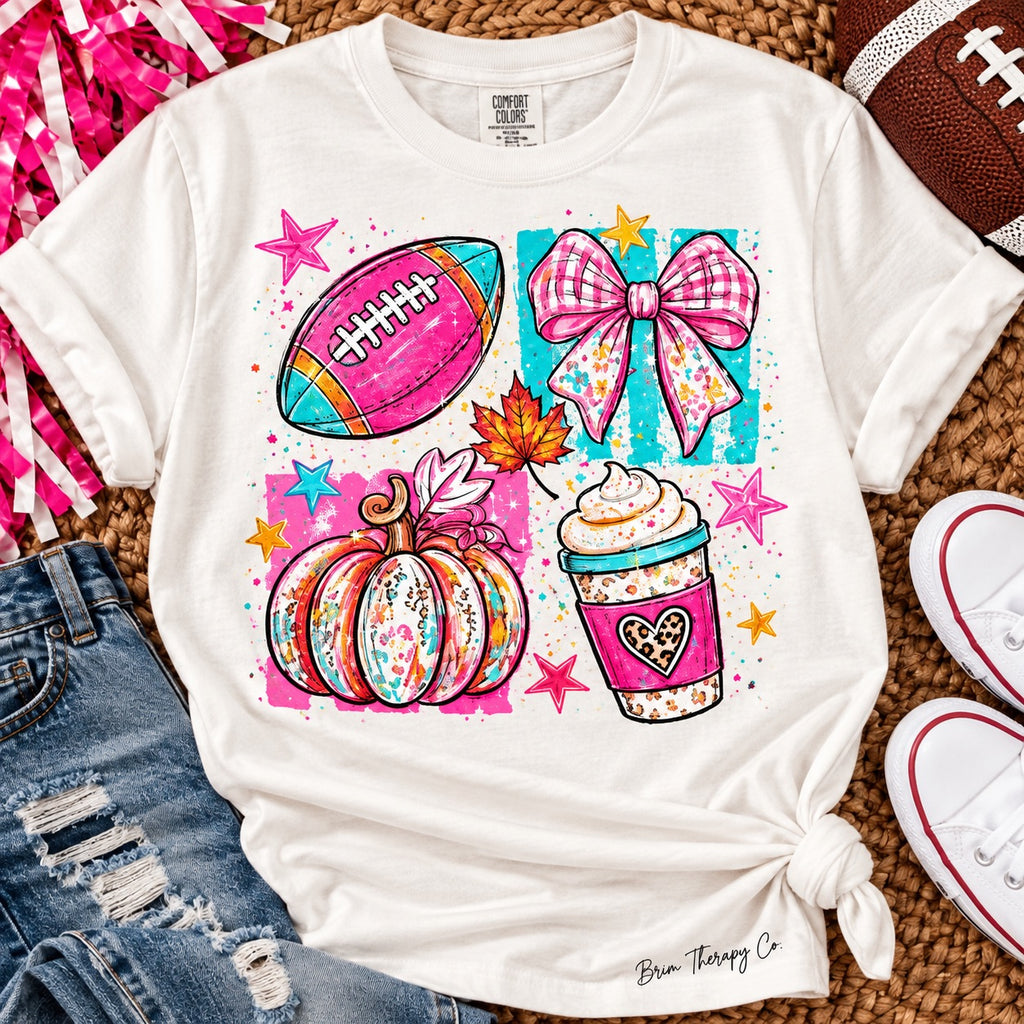 Football, Flannels & Pumpkin Spice Graphic Tee