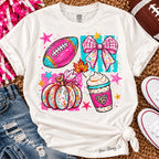 Football, Flannels & Pumpkin Spice Graphic Tee