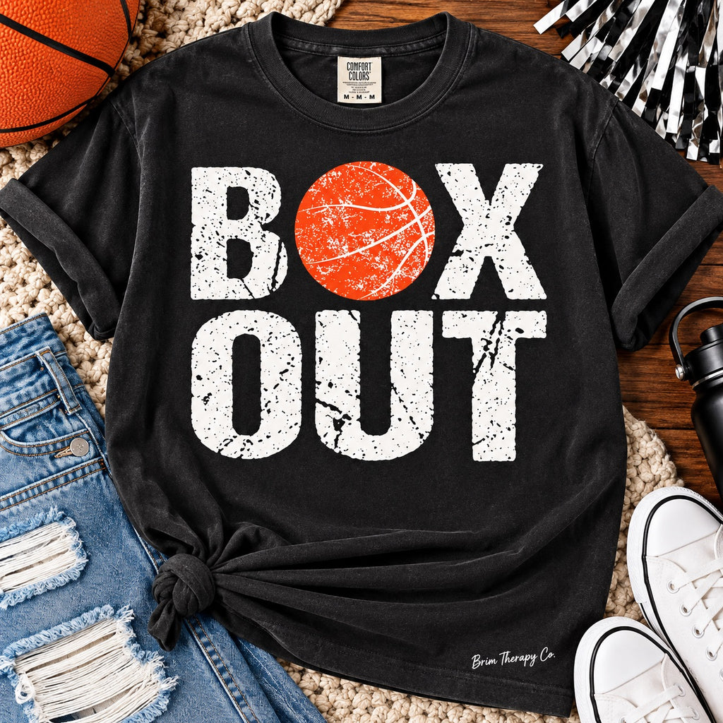 Box Out Basketball Graphic Tee