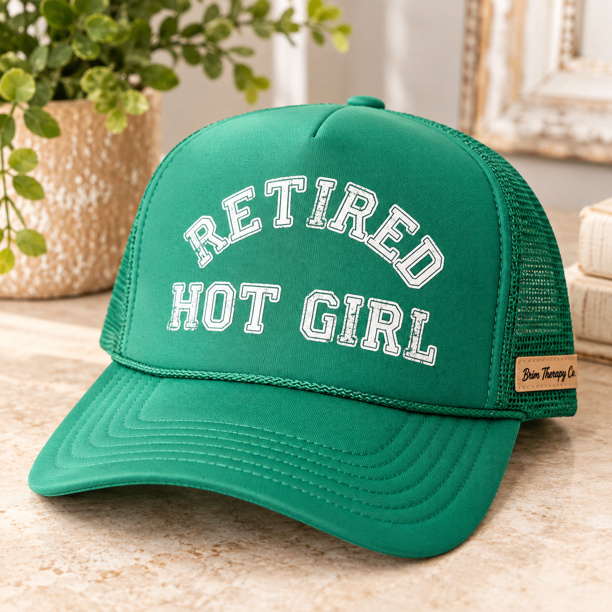 Retired Hot Girl Trucker Hat