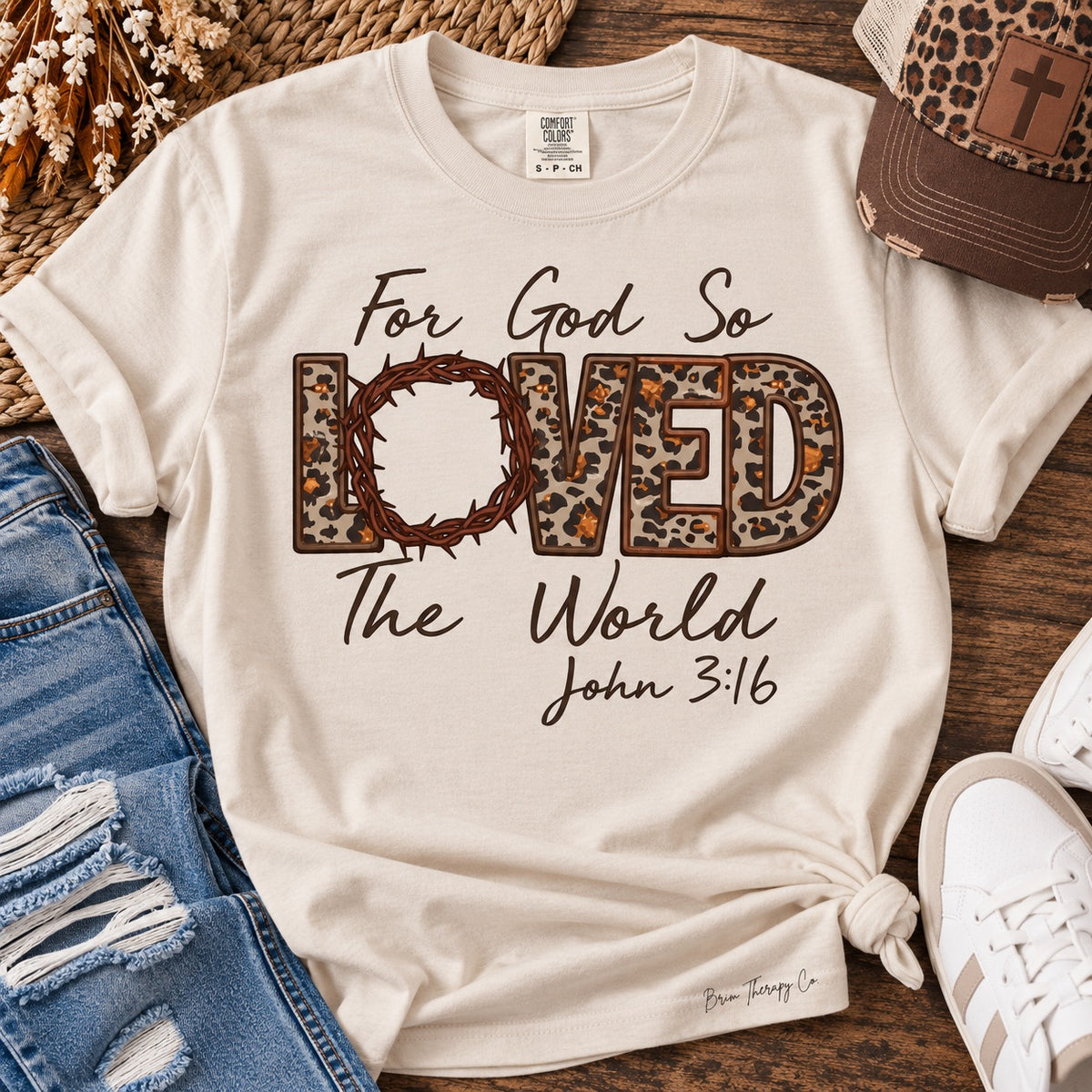 For God So Loved the World John 3:16 Graphic Tee