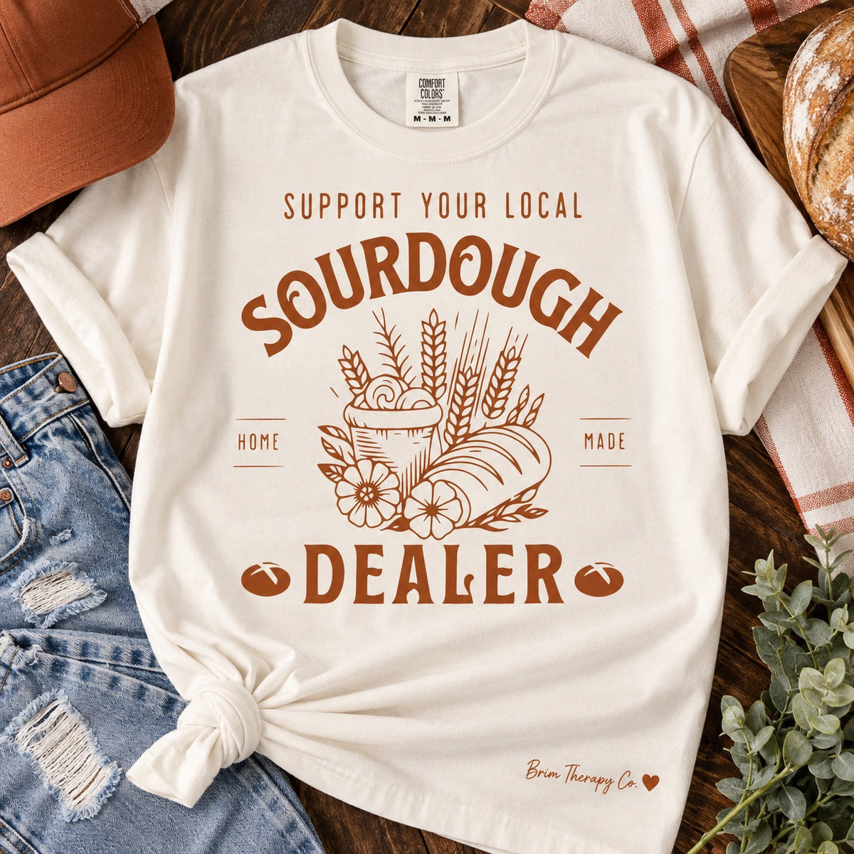 Support Your Local Sourdough Dealer Graphic Tee