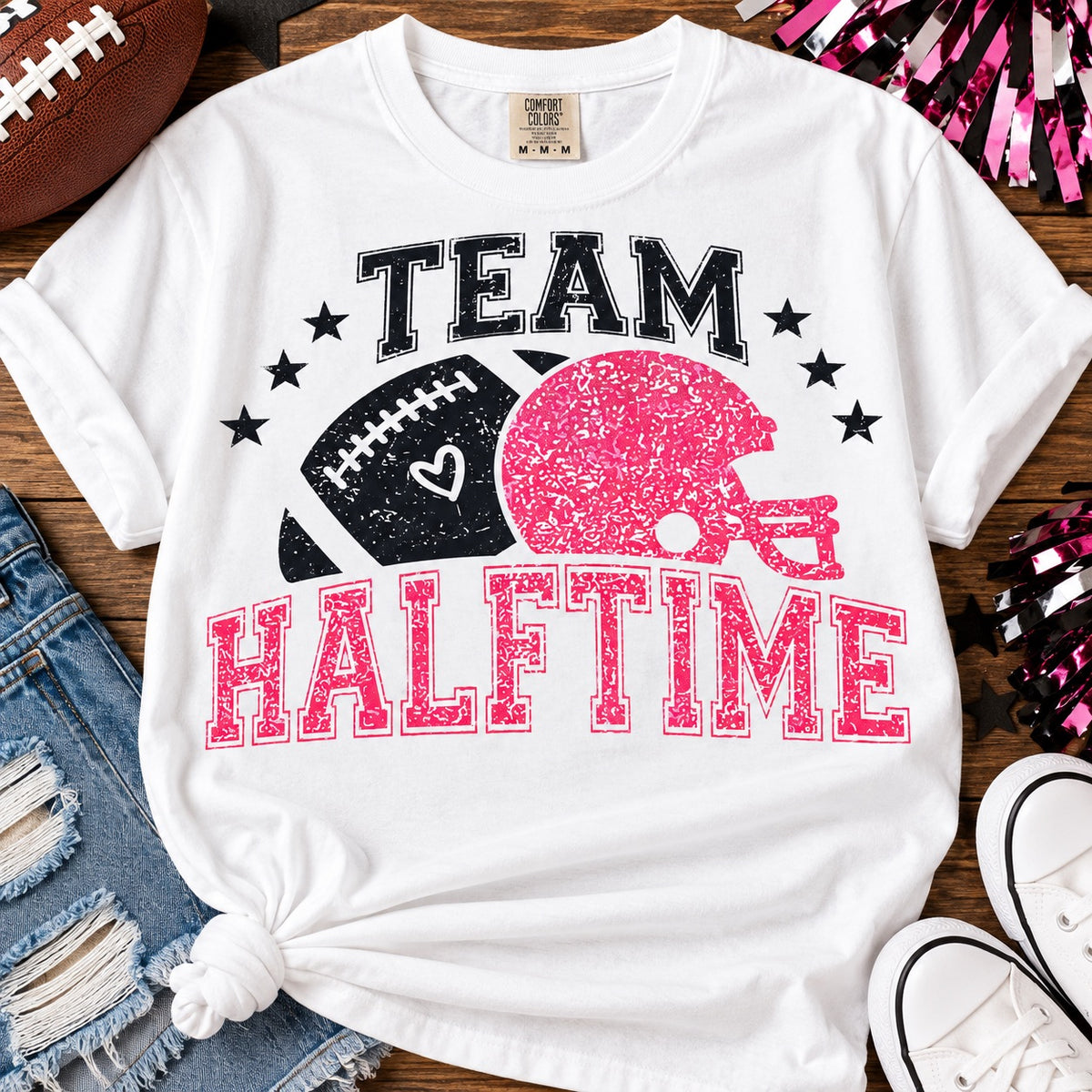 Team Halftime Football Graphic Tee