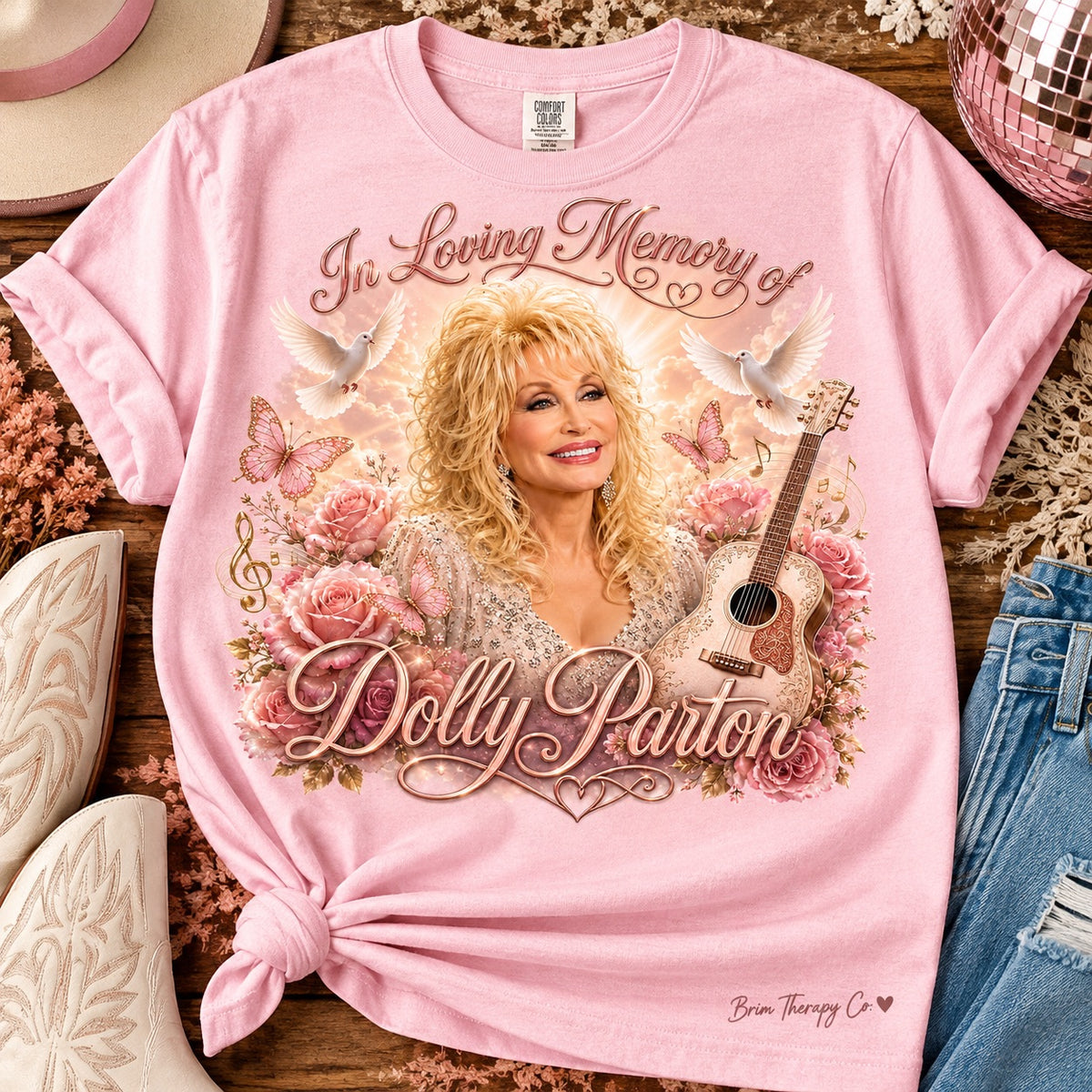 Dolly Parton Loving Memory Graphic Tee