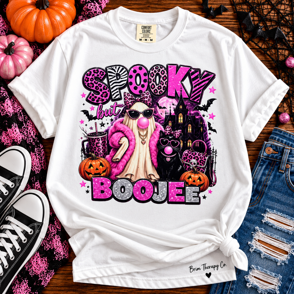 Spooky but Boujee Halloween Graphic Tee