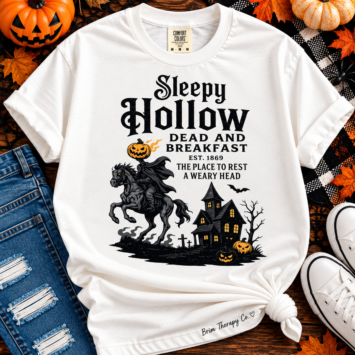Sleepy Hollow Dead & Breakfast Halloween Tee