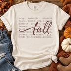 Fall Favorites Autumn Aesthetic Graphic Tee