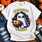 Pumpkin Season Cutie Ghost Halloween Graphic Tee