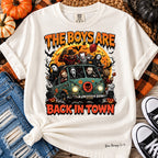The Boys are Back in Town Horror Crew Graphic Tee